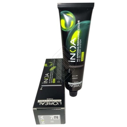 Vopsea de păr Loreal Professionnel, Inoa 7 Blond, fără amoniac