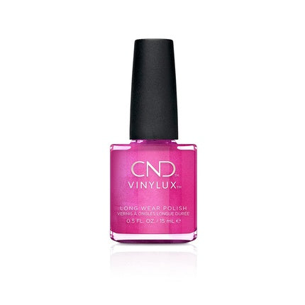 Vernis Unghii CND Vinylux Magenta Mischief, Roz cu Sclipici, 15ml
