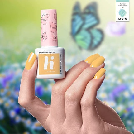 Lac unghii Hi Hybrid, Banana Dream, galben, 5ml
