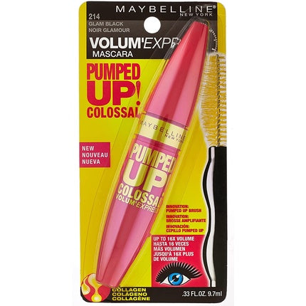 Mascara Maybelline Volum' Express Pumped Up Colossal Glam Black 9.7 ml