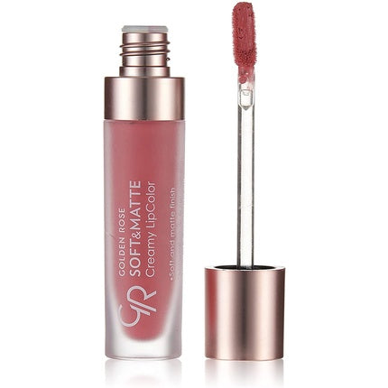 Lipstick lichid Golden Rose Soft & Matte Creamy Lipcolor, Culoare 111, 5.5ml