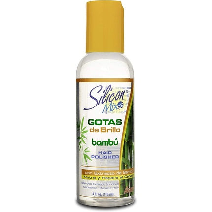 Ser de păr Silicon Mix Bambu, 4oz, extract de bambu, ambalaj alb cu capac auriu