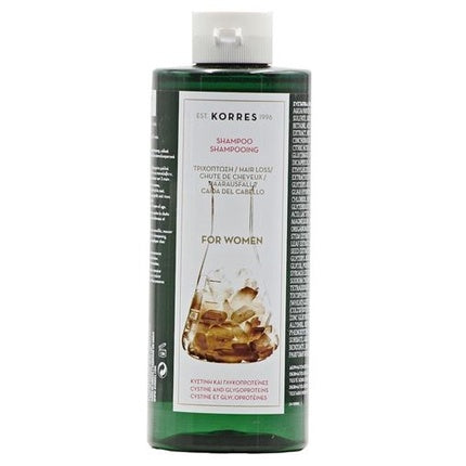 Șampon Anti-cădere păr, Korres, Cystine & Glycoproteins, 400ml