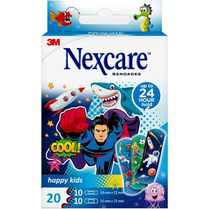 Nexcare Happy Kids, Bandaje Cool, Asortate, 20 buc