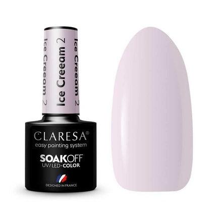 Oja UV, Claresa, Ice Cream, set 2 bucati