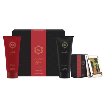 Set Cadou Sexy Gate Poseidon & Aphrodite, Gel de Duș cu Cărți Kama, 200 ml