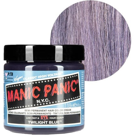 Vopsea de păr semi-permanentă Manic Panic Twilight Blue, 118 ml
