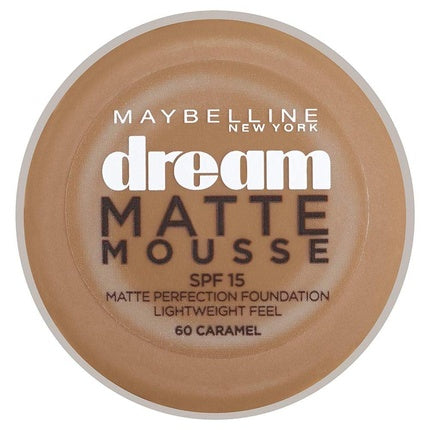 Fond de ten Maybelline Dream Matte Mousse 60 Caramel, 18ml
