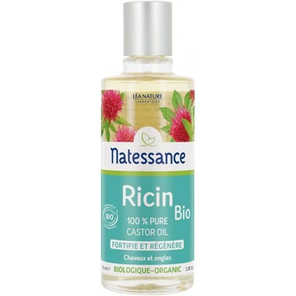 Ulei de Ricin Organic Natessance 100ml