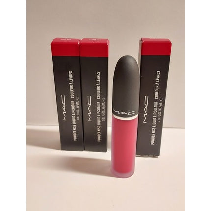 Ruj lichid mat, MAC Powder Kiss Liquid Lipcolour Ruby Boo, 0.17oz