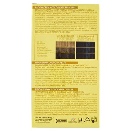 Vopsea de păr Dikson Bloom Color Cream 111 Bluish Black, 180g