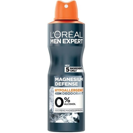 Deodorant Spray L'Oreal Paris Men Expert Magnesium Defense 150ml