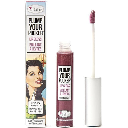 Balm Gloss Plump Your Pucker Extravagant, roz metallic, 22 g