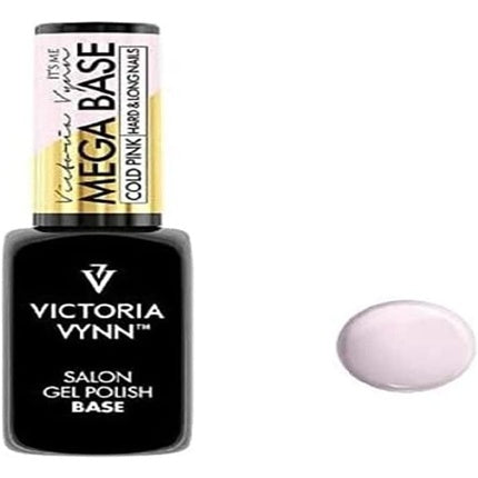 Gel Polish UV/LED, Victoria Vynn, Mega Base Cold Pink Hybrid Gel Polish, 8ml, roz pal