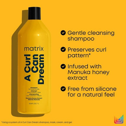 Șampon Matrix A Curl Can Dream, miere, 1L