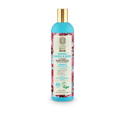 Șampon, Natura Siberica, Limonnik Ginseng & Biotin, 400 ml