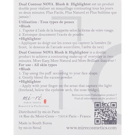 Blush Highlighter Mi-Rê Dual Contour