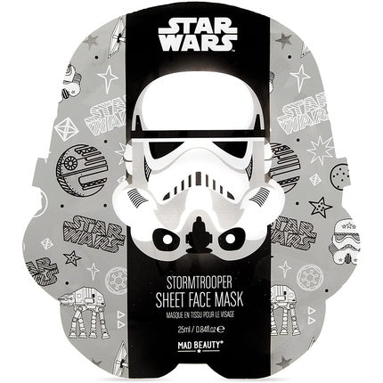 Mască Fațială Sheet Mad Beauty – Star Wars Storm Trooper, alb/negru, 30 g