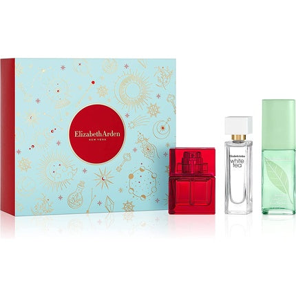 Set Parfum Elizabeth Arden, Red Door și White Tea & Green Tea Scent Spray, 10ml + 10ml + 15ml