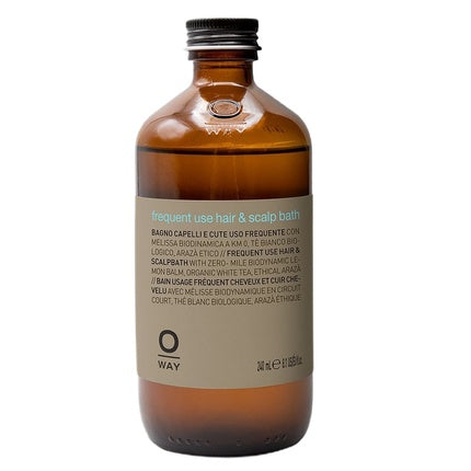 Șampon Oway Dailyact, utilizare frecventă, scalp și păr, 240ml, ambalaj sticlă maro