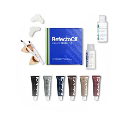 Kit Colorant Păr RefectoCil, Starter Kit Basic Colours, 100g