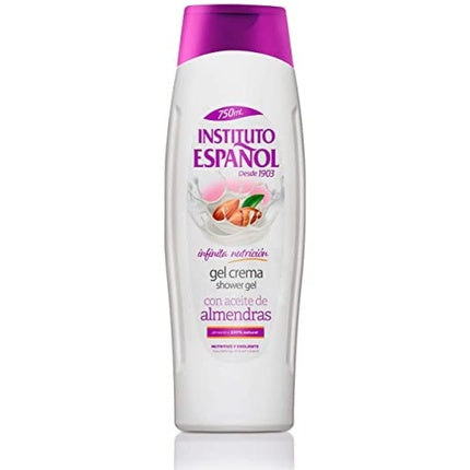Gel de duș, Instituto Español, migdale, 750ml