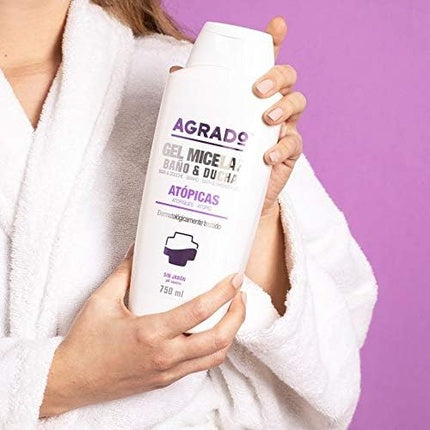 Gel micelar, Agrado, piele atopică, 750 ml
