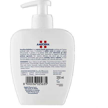 Săpun lichid, Amuchina, Antiodor, portocaliu, 250ml