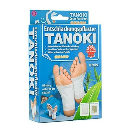 TANOKI Detox Foot Pads cu Turmalină - Pachet 10 buc