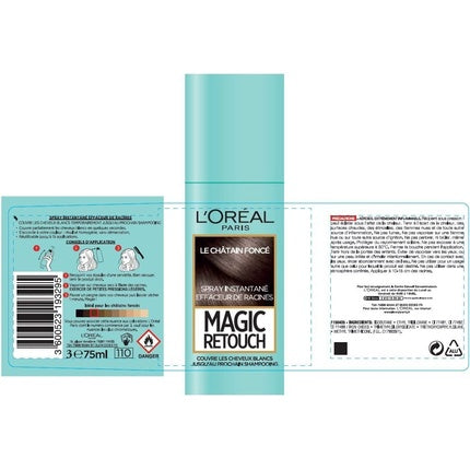 Spray de radiere rădăcini, L'Oréal Paris, Magic Retouch, Culoare Marron Închis