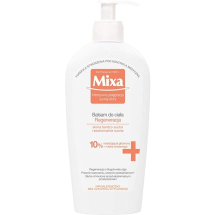 Lotiune de corp, Mixa, Regeneration, piele uscata 400ml