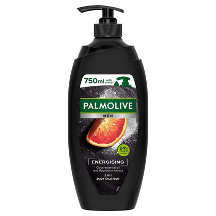 Gel de duș, Palmolive Men, Energising, negru, 750ml