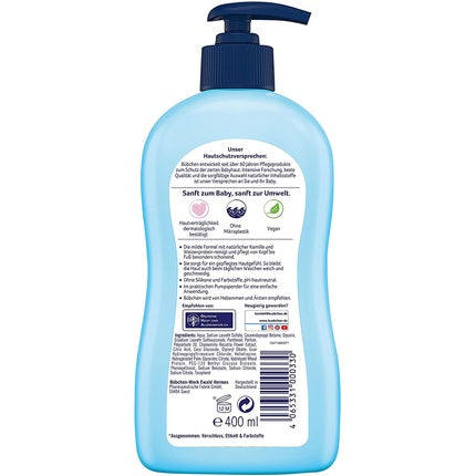 Gel de duș Bübchen Sensitive, 400ml, plastic reciclat