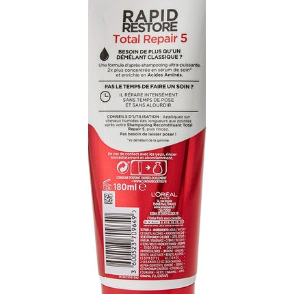 Condiționar L'Oréal Paris Elseve Rapid Restore Tr5 Intensive Repair, 180ml