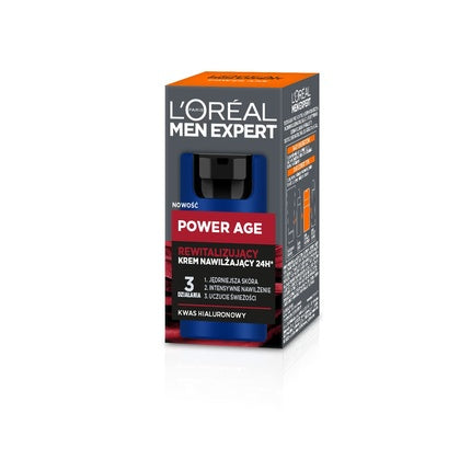 Cremă revigorantă, L'Oréal Paris, Men Expert Power Age, 50ml