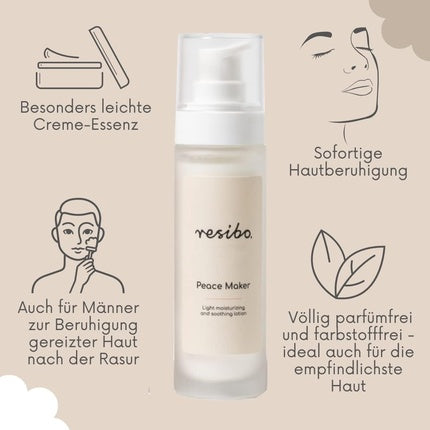 Cremă față, Resibo, Pace Maker, alb, 50ml