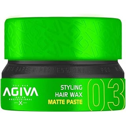 Ceară de păr Agiva Matte Paste Green - 155 ml