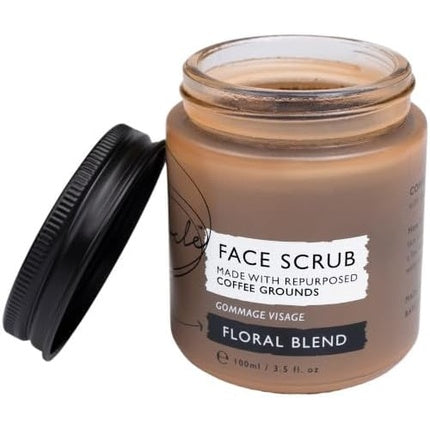 Exfoliant Facial UpCircle cu Cafea Floral pentru Piele Sensibilă, 100ml