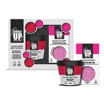 Set Cadou Corp Bubble Up Cherry Berry, 120 g, Culoare Roz