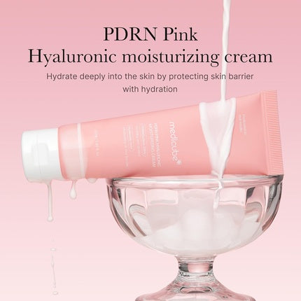 Crema facială Medicube Salmon DNA PDRN Pink Hyaluronic Moisturizing Cream, roz, 49 g