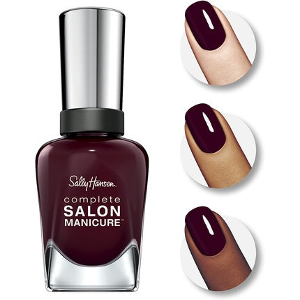 Lac de unghii Sally Hansen, Complete Salon Manicure, Bordeaux 14.7ml