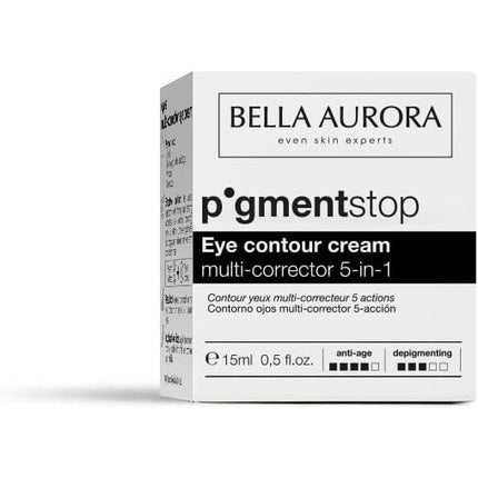 Bella Aurora PigmentStop Eye Contour Cream, 5-in-1 Multi-Corrective, 15 ml