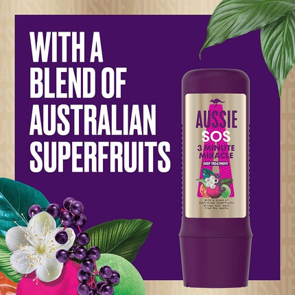 Mască pentru păr, Aussie, 3 Minute Miracle, 225ml