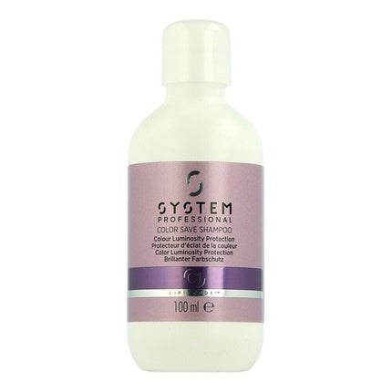 Shampoo System Professional Lipidcode Color Save C1, ambalaj alb cu etichetă lavandă, capacitate 100ml