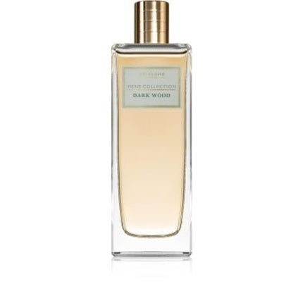 Parfum bărbați, Oriflame Men's Collection Dark Wood 75ml, sticlă transparentă cu lichid auriu, dop auriu