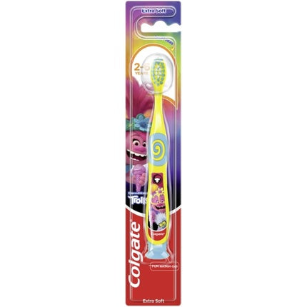 Periuță de dinți copii Colgate Smiles, 4-6 ani, design Minions/Trolls