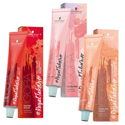 Vopsea de păr Schwarzkopf Igora Royal #RTO 7-982 Medium Blonde Violet Ash Red, 60ml