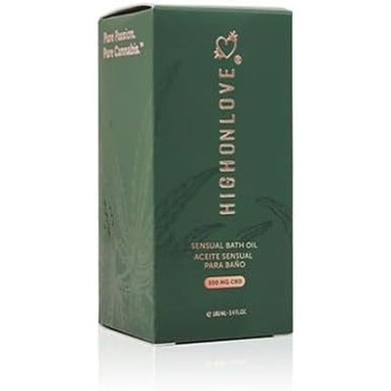 Ulei de baie, Highonlove, 100ml, verde