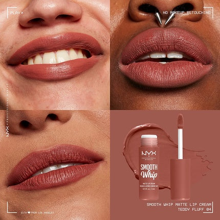 Ruj lichid, NYX, Smooth Whip Matte Lip Cream, Teddy Fluff