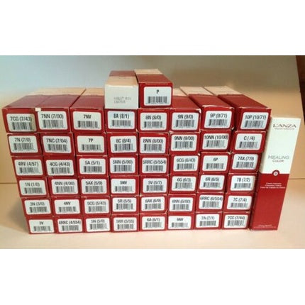 Lanza Healing Color Permanent Cream Hair Color Series 1-10, 3oz